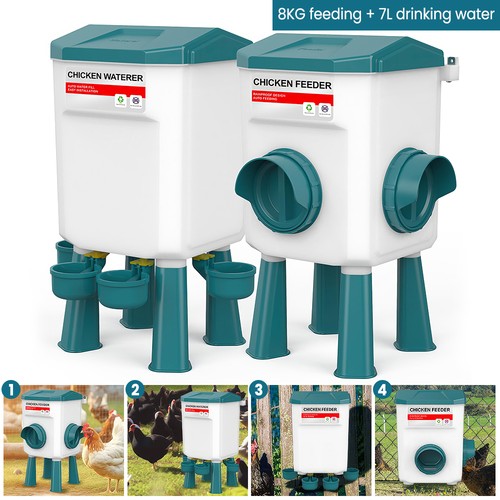 Large auto chicken feeder - auto,
