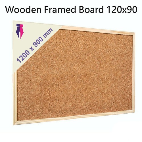 Cork pin wooden framed - cork,