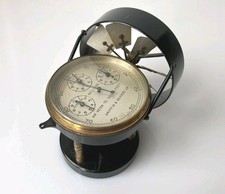 Vintage Griffin & George L.1238 Biram-style Air meter Anemometer In Leather Case