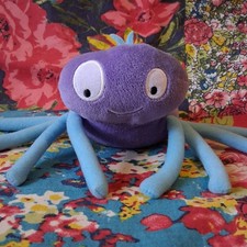 LITTLE TIGER PRESS 5" INCY WINCY SPIDER SOFT TOY PLUSH PURPLE BLUE STORY