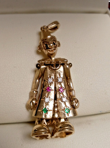 9ct gold vintage - , moveable