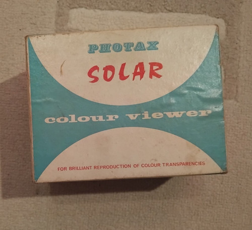 Vintage boxed photax - boxed, solar