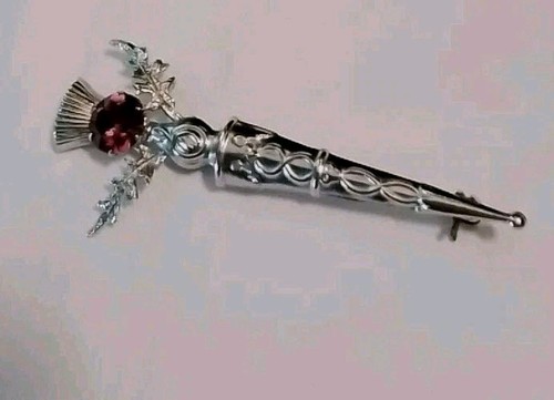 Vintage signed mizpah kilt pin - vintage,