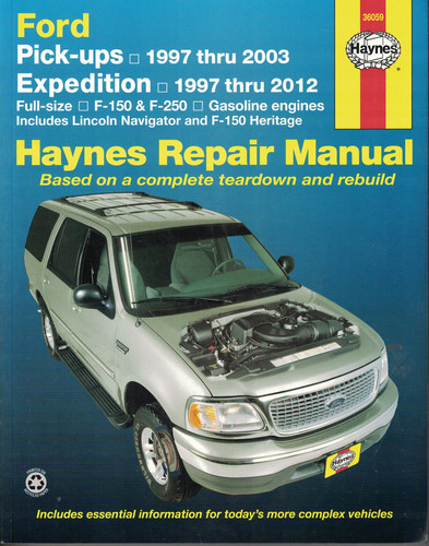 Haynes repair manual ford - haynes, manual: