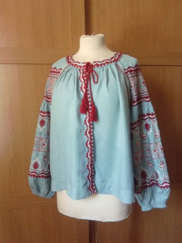 Zara new tags trf - trf, embroiderd