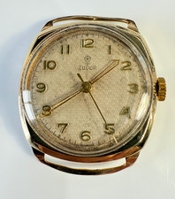 Tudor 9ct Gold Cushion Case