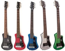 Hofner HCT Shorty Travel Electric Guitar, Various Colors, HCT-SH-xx. D