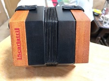 Scarlatti Anglo Concertina 30-Key C/G with Wooden Ends