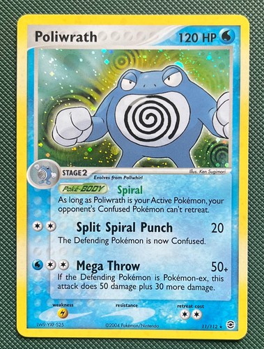 Poliwrath 112 pokemon - 11/112,