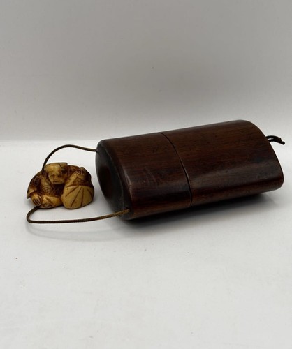Antique japanese case wood - 2-case,