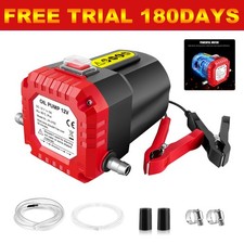Electric Car Diesel Engine Oil Change Transfer Extractor Suction Syphon Pump 12V