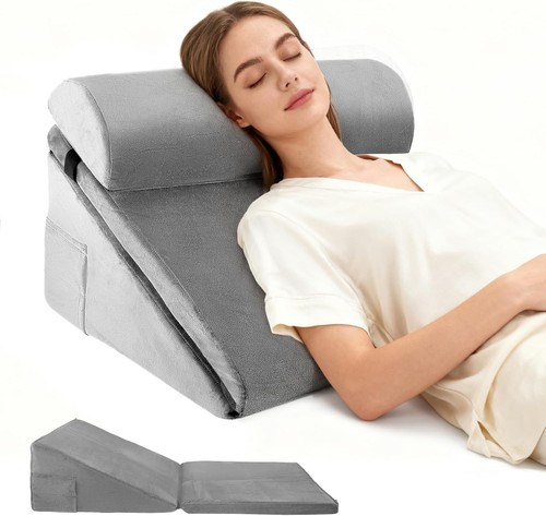 Bed wedge pillow 10in1 - pillow, folding