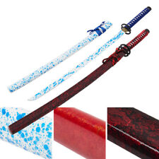 Wooden Katana Crack Sword included Scabbard Samurai Arts Bokken Martial Cosplay