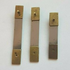 3x Assorted Brass Clock