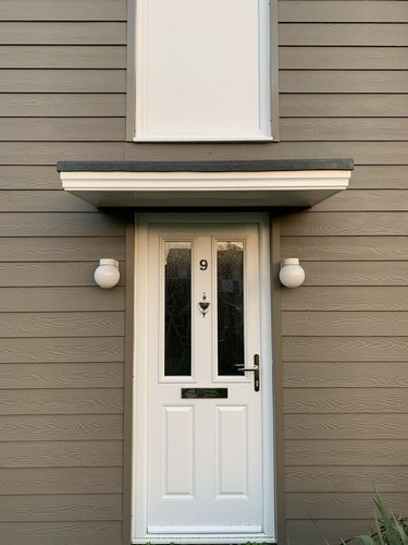 Grp door porch canopy - grp, door/porch