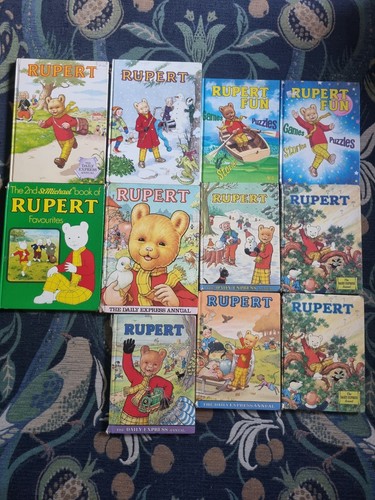 Rupert bear annuals - rupert, books