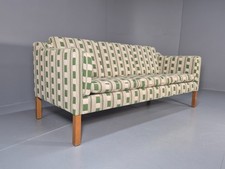 Mid Century Three Seater Sofa Danish Lost and Found Upholstery MCM EB10971 M3SS