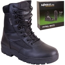 Black Army Cadet Boots 1/2