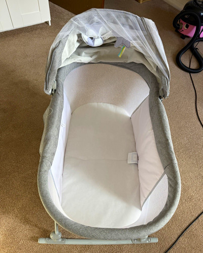Kinderkraft grey oval moses - grey,