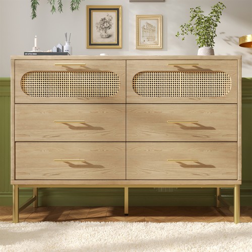 Rattan sideboard cabinet - sideboard, 6