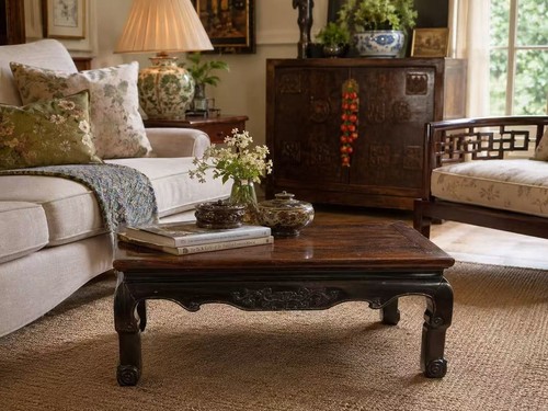 Antique chinese rosewood - antique, low