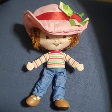 Strawberry Shortcake Y2k Stuffed Doll Rag  Doll Vintage Toy About 11" Tall