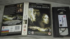 Cold Creek Manor VHS Video