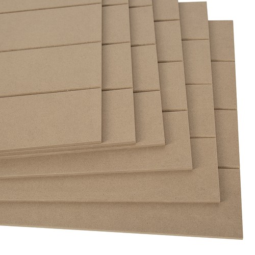 6pcs grooved mdf wall panels - 6pcs,