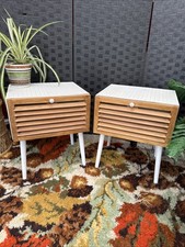 Vintage Pair Of Bedside