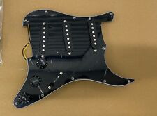 Loaded Scratchplate , Model, BLACK 3 Ply, SSS 3 single coil, Screws Inc