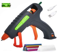 3.7V 30W Cordless Hot Melt Glue Gun For Crafts&Tools & 7MM*100MM Sticks