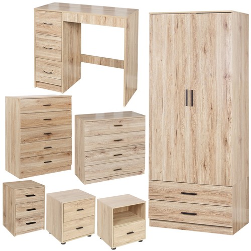 Oak wooden bedroom furniture - wooden,
