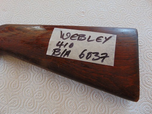 Webley scott 410 stock - 410, wood