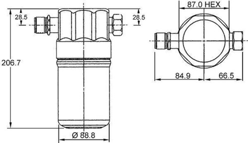 Dryer mahle fits audi - ac,