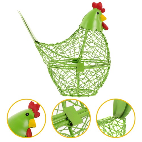 Iron chicken egg basket - basket,