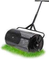 24" Compost Roller Spreader with T-Handle for Lawn Seeding & Manure 🥬