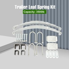 Trailer Leaf Spring Kit 4 Piece w/U-Bolts & Single Axle Trailer Suspension