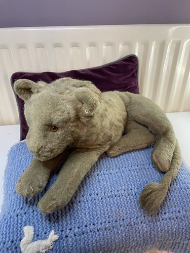Teddy bear lion old vintage - bear,