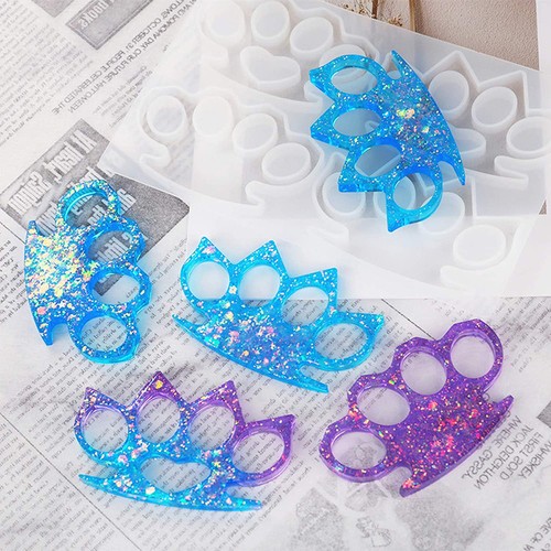 2pcs brass knuckles resin - brass,