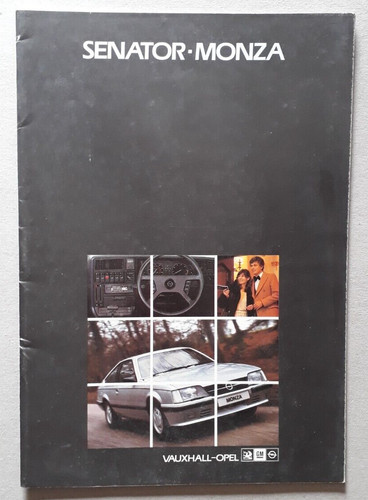 Opel senator monza - monza, brochure
