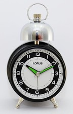 Lorus bell lhk012k alarm clock battery operated