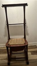 ITALIAN LEATHER GENTLEMAN’S BUTLER VALET  STAND by S.P.Q.R. VINTAGE CIRCA 1960