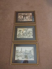 Three Anton Pieck Vintage
