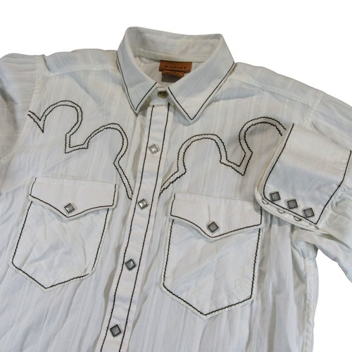 Ariat mens pearl snap western - pearl,