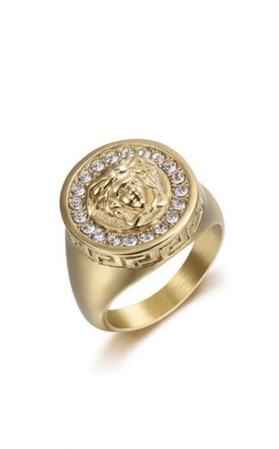 Medusa head gold men - medusa,