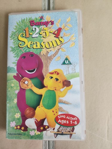 Barney seaaons vhs - barney, seaaons,