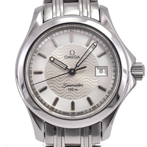 With paper omega seamaster - with,