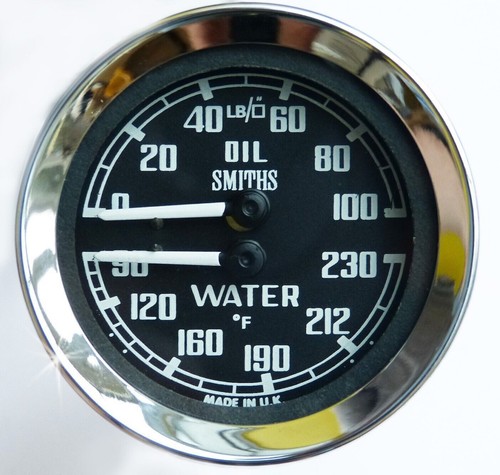 Smiths oil pressure - oil, water