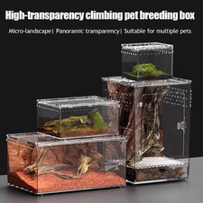 Reptile Habitat Terrarium Breeding Box Acrylic Case Arboreal Tarantula Enclosure