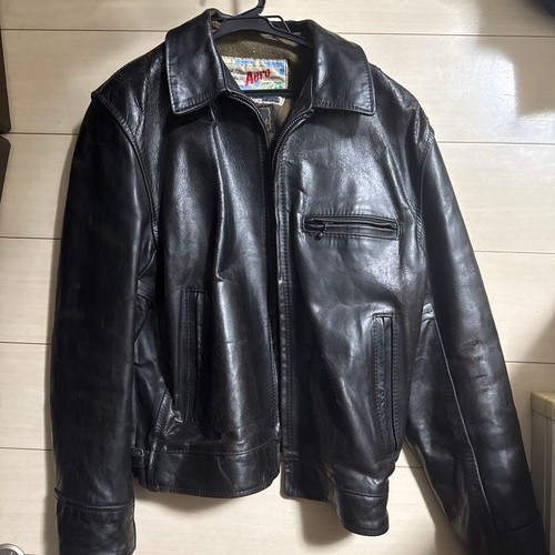 Aero leather black horsehide - leather,